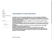 Tablet Screenshot of drotninghaug.com